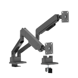LIFTMAX Heavy-Duty Dual-Screen Gas Spring Monitor Arm