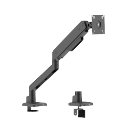 LIFTMAX Heavy-Duty Single-Screen Mechanical Spring Monitor Arm with 3.0 USB-A & USB-C Ports