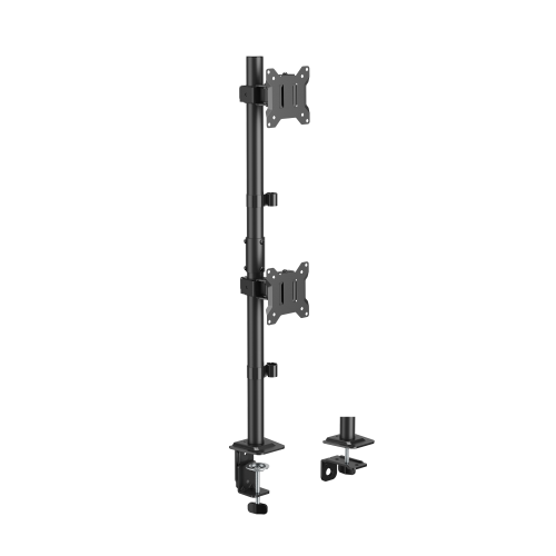 Economy Articulating Vertical Dual Monitor Arm LDT110-C02V Stable and Cost-Effective from china(chinese)