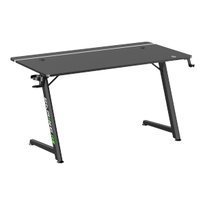  Gaming Desk with RGB Lighting on Desktop