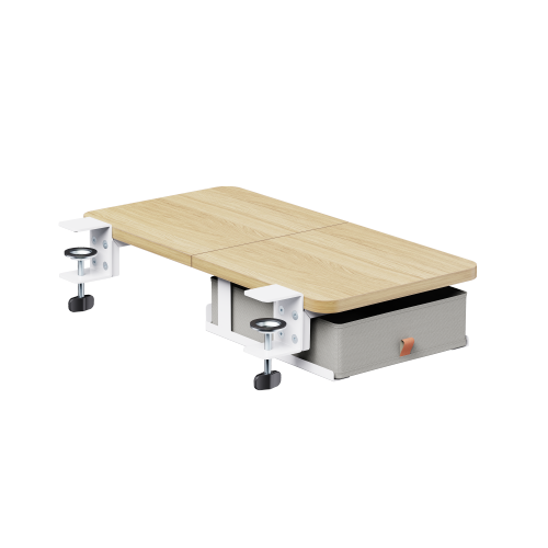 Desk Extension Tray with Storage Drawer (Standard Surface) DET07-02S Expand Your Workspace with Integrated Storage from china(chinese)