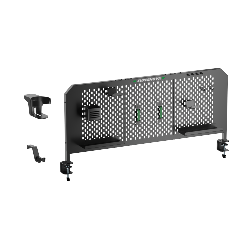 Clamp-on Desk Pegboard & Accessories PB-018-1 Stylish Design - Fits Most Desktops with 10~48mm (0.4"~1.9") Thickness from china(chinese)