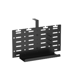 Screw-Mounted Vertical Under-Desk Cable Tray