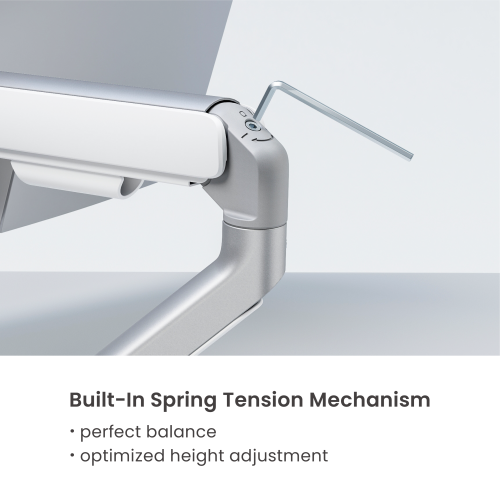 Simplicity Economical Gas Spring Dual-Screen Monitor Arm LDT108-C024 Combines functionality with modernity. from china(chinese)