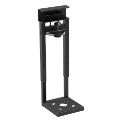 Clamp-On Adjustable CPU Holder with Threaded Knob Clamp