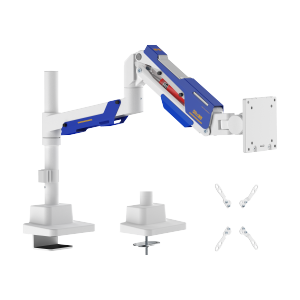 Armada Heavy-Duty Pole-Mounted Gas Spring Monitor Arm