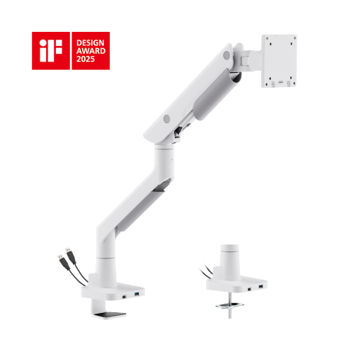 Hercules Heavy-Duty Gas Spring Monitor Arm with USB-A & USB-C Ports LDT99-C012UC  · Effortlessly Adjustable · Heavy-Duty · Stylish from china(chinese)