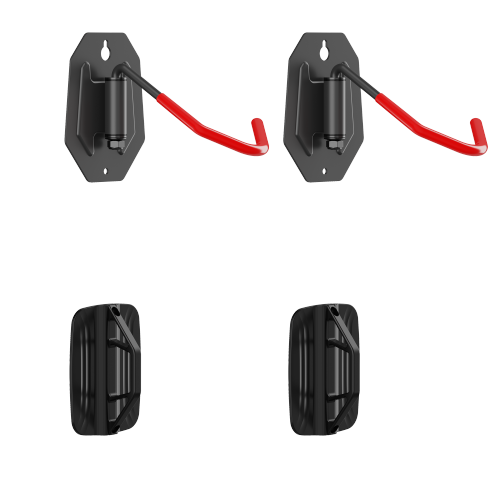 Economical Swiveling Wall-Mounted Bike Racks (2 Packs) LBM15-02 A full-featured solution with super low cost from china(chinese)