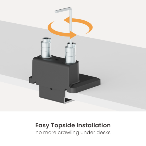 LIFTMAX Heavy-Duty Dual-Screen Gas Spring Monitor Arm LDT115-C024  from china(chinese)