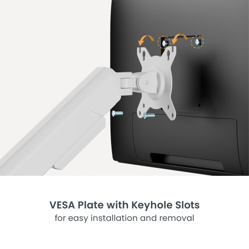 Dual Screen FlexPrecision Cost-Effective Gas Spring Monitor Arm  LDT117-C024  from china(chinese)