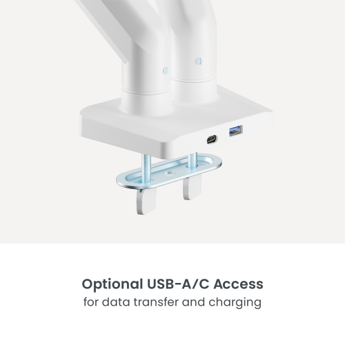 Dual Screen FlexPrecision Cost-Effective Gas Spring Monitor Arm with USB 3.0 Ports LDT117-C024UC  from china(chinese)