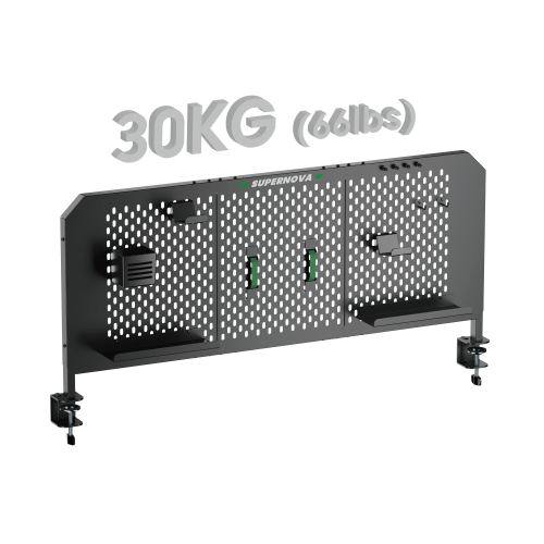 Clamp-on Desk Pegboard & Accessories PB-018-1 Stylish Design - Fits Most Desktops with 10~48mm (0.4"~1.9") Thickness from china(chinese)