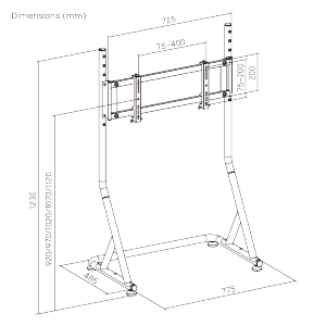 Monitor Mount for Cockpit