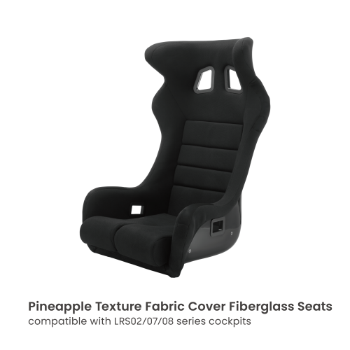 Pineapple Texture Fabric Cover Fiberglass Seat for Cockpit LRA02-BS01 Modern look with high strength. from china(chinese)