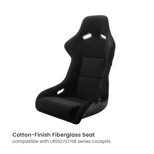 Cotton-Finish Fiberglass Seat for Cockpit LRA01-BS01 Modern look with high strength. from china(chinese)