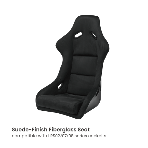 Suede-Finish Fiberglass Seat for Cockpit LRA01-BS02 Modern look with high strength. from china(chinese)