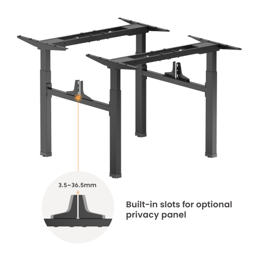 GoodValue Brushless Quad-Motor Sit-stand Desk (Two-Stage Standard Column) M16-42D Weight Capacity up to 125kg, Speed up to 32mm/s from china(chinese)