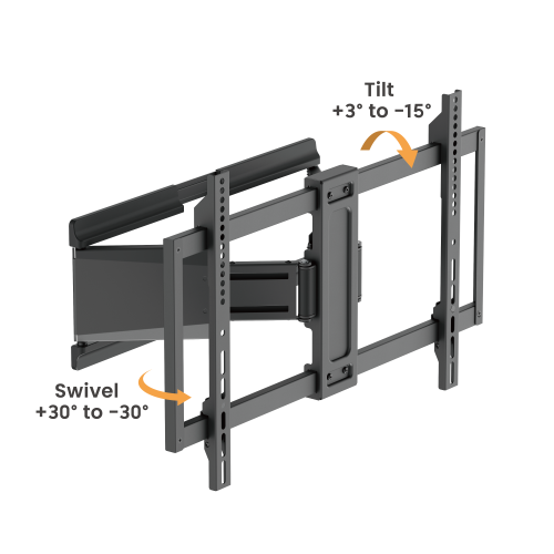 Ultra-Slim Heavy-Duty Full-Motion TV Mounts LPA88-464 Slim in design, strong in capability from china(chinese)