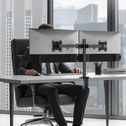 Economy Articulating Dual Monitor Arm