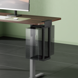 Clamp-On Adjustable CPU Holder with Sliding Top Plate