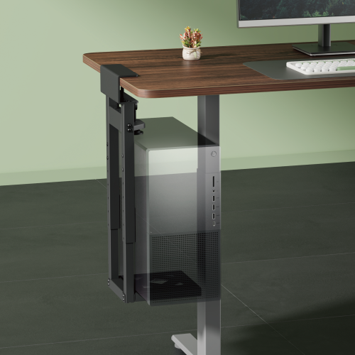 Clamp-On Adjustable CPU Holder with Threaded Knob Clamp CPB29-02 with 410~650mm Height Adjustment from china(chinese)