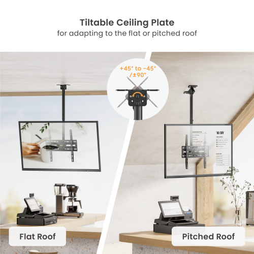 Economy TV Ceiling Mount PLB-CE1644 For most 37"-75" TVs up to 50kg/110lbs from china(chinese)