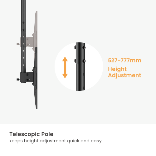 Economy TV Ceiling Mount PLB-CE1644 For most 37"-75" TVs up to 50kg/110lbs from china(chinese)