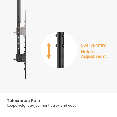 Economy TV Ceiling Mount PLB-CE1644A For most 23"-55" TVs up to 35kg/77lbs from china(chinese)