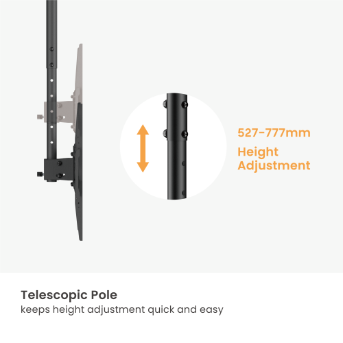Economy TV Ceiling Mount PLB-CE1646 For most 37"-86" TVs up to 50kg/110lbs from china(chinese)