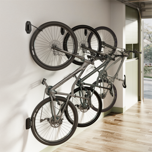 Economical Swiveling Wall-Mounted Bike Racks (2 Packs) LBM15-02 A full-featured solution with super low cost from china(chinese)