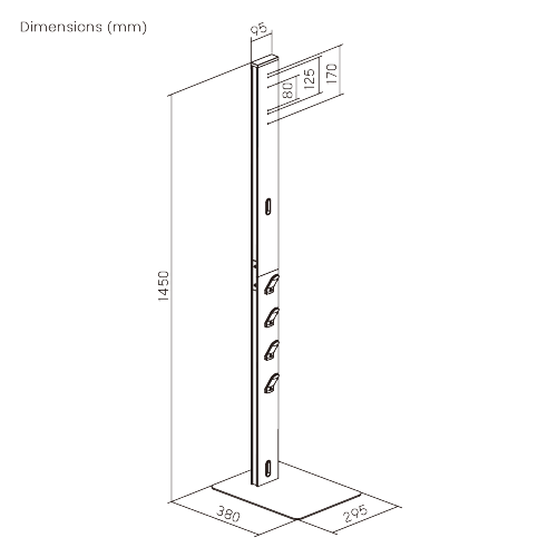 Dyson掃除機に最適なフロアスタンド HAB-02H ほとんどのロボット掃除機を保管するために特別に設計されたベース付き from china(chinese)