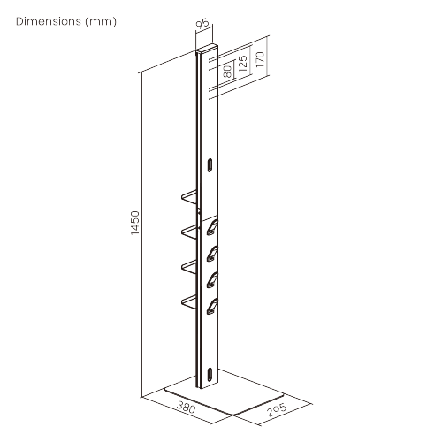Dyson掃除機に最適なフロアスタンド HAB-02HS ほとんどのロボット掃除機を保管するために特別に設計された揺れ防止棚板とベース付き from china(chinese)