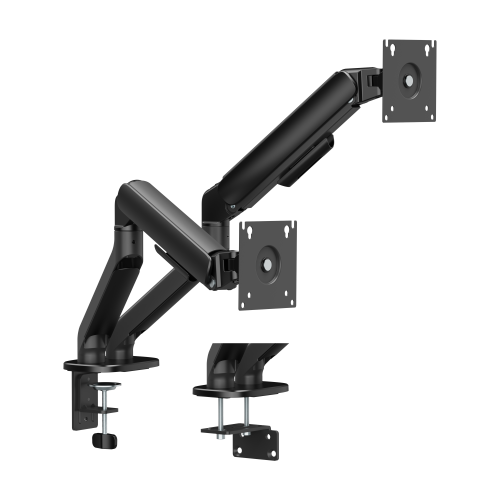 Simplicity Economical Gas Spring Dual-Screen Monitor Arm LDT108-C024 Combines functionality with modernity. from china(chinese)