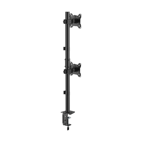 Economy Articulating Vertical Dual Monitor Arm LDT110-C02V Stable and Cost-Effective from china(chinese)