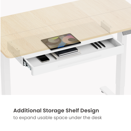 Under-Desk Storage Drawer with Shelf (Large Size) DA16-4 Sleek Design, Expansive Storage Capacity from china(chinese)
