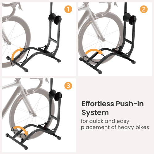 Freestanding Vertical & Horizontal Bike Rack LBS03-01 · Easy to Use  · Stable Structure · Universal Fit from china(chinese)