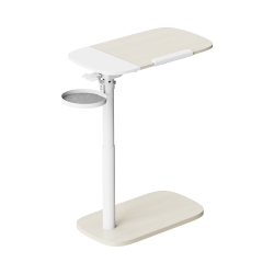 Storage-Savvy Height Adjustable Mobile Side Table