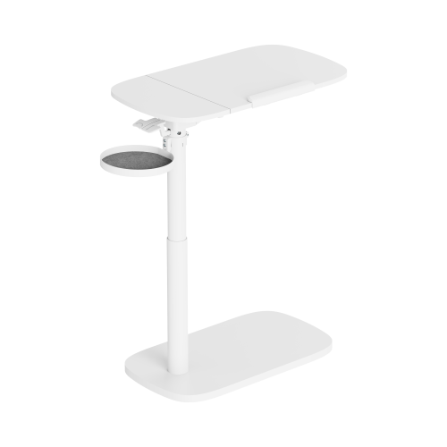 Storage-Savvy Height Adjustable Mobile Side Table FMT03-02 With storage tray in felt base from china(chinese)