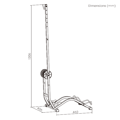 Freestanding Vertical & Horizontal Bike Rack LBS03-01 · Easy to Use  · Stable Structure · Universal Fit from china(chinese)