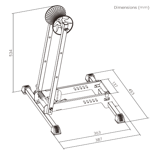 Freestanding Foldable Bike Rack LBS04-01 · Easy to Use · Stable Structure · Universal Fit from china(chinese)