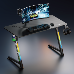  Gaming Desk with RGB Lighting on Legs