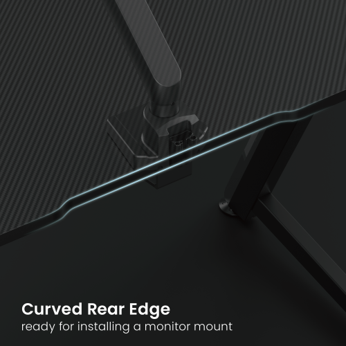 Gaming Desk with RGB Lighting on Legs GMD16-1  Glow with Futuristic Gaming Vibes from china(chinese)