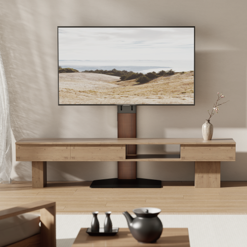 FreeLift Super-Sized Base TV Stand FS61M-44TF Only a finger lift — effortless, precise, smooth from china(chinese)