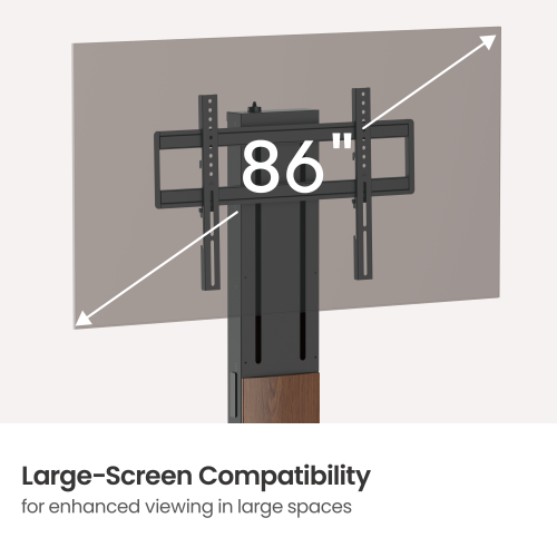 FreeLift Super-Sized Base Large TV Stand FS61L-46TF Only a finger lift — effortless, precise, smooth from china(chinese)