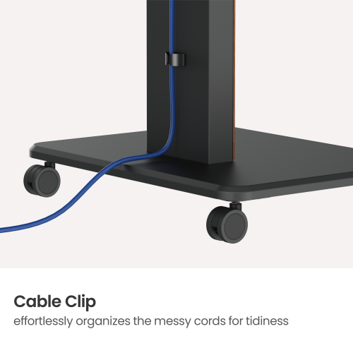 FreeLift Super-Sized Base TV Cart FS61M-44TW Only a finger lift — effortless, precise, smooth from china(chinese)