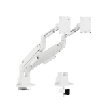 Space-Efficient Mechanical Spring Dual-Screen Monitor Arm