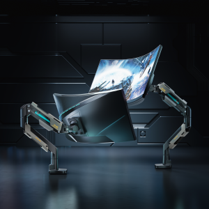 Armada Heavy-Duty Gas Spring Monitor Arm