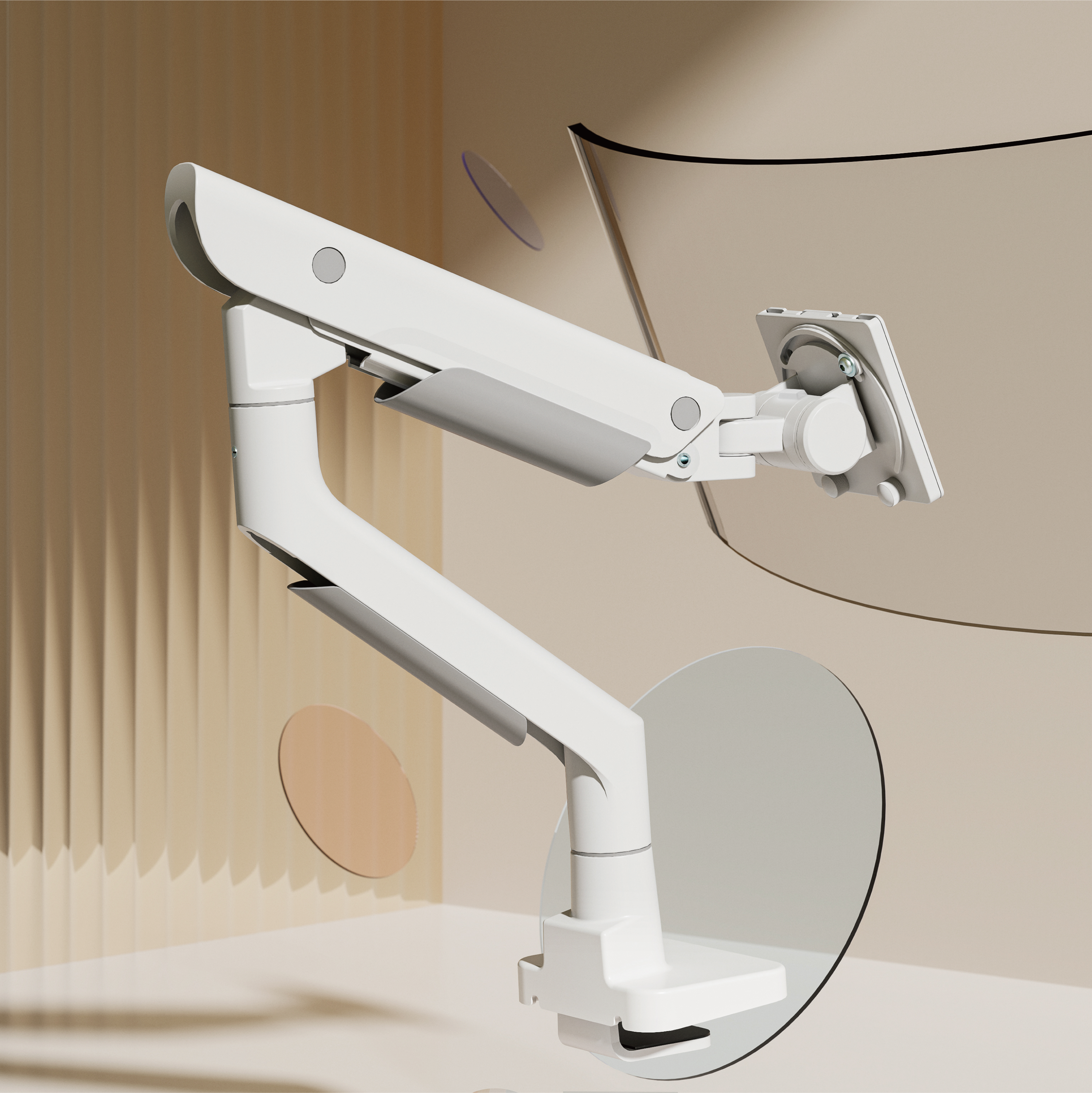 Hercules Heavy-Duty Gas Spring Monitor Arm Supplier and