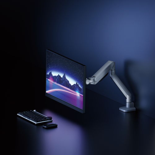 Deluxe Mechanical Spring Single Monitor Arm LDT86-C012 Smooth adjustments, lasting performance. from china(chinese)