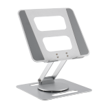 Foldable Stepless Adjustable Laptop Riser with 360° Rotating Design
